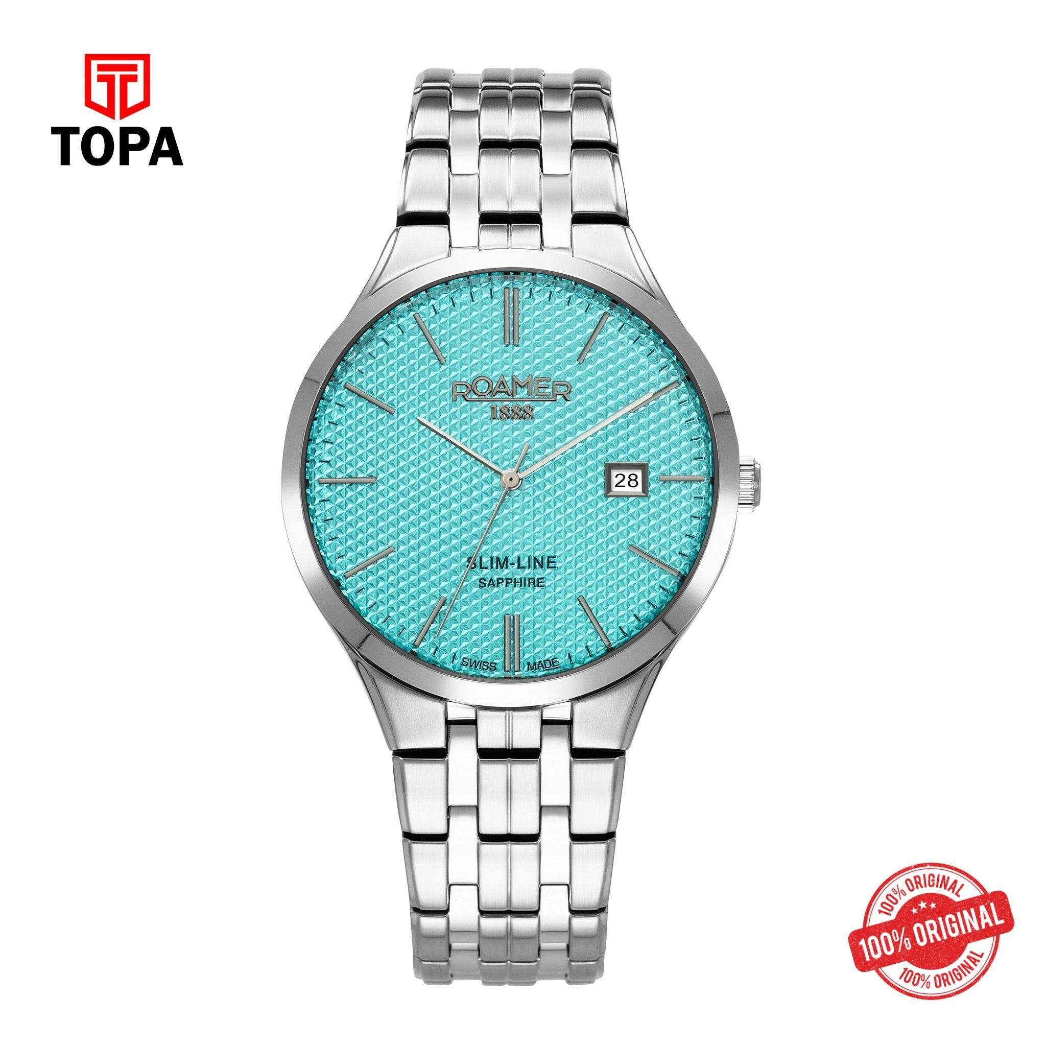 Topa Roamer - 512833 41 05 20 -  Slim Line Quartz Watch for Men's - Product Image 1