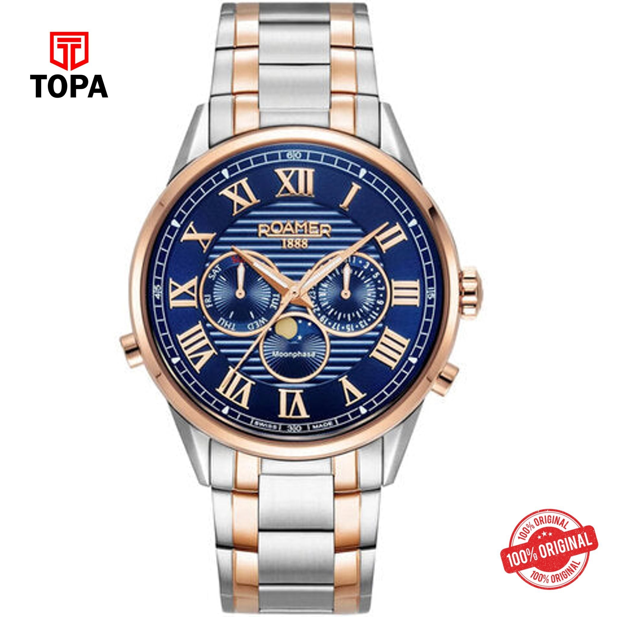 Topa Roamer - 513821 49 45 50 - Superior Moonphase 43mm Watches - Product Image 1