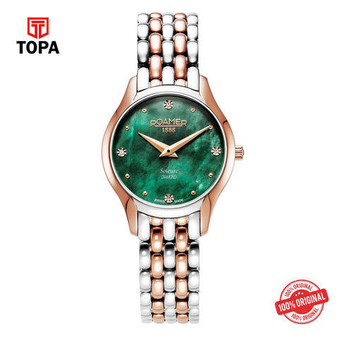 Topa Roamer - 547857 49 75 50 - SOLEURE DIAMOND Quartz Stainless Steel watch for Women - Product Image 1