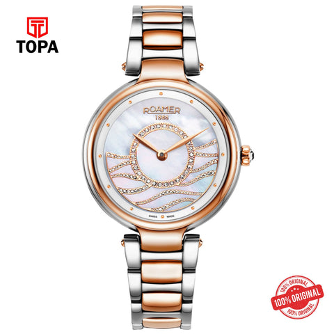 Topa Roamer - 600857 49 15 50 - Lady Mermaid Steel Rose Gold Watch - Product Image 1