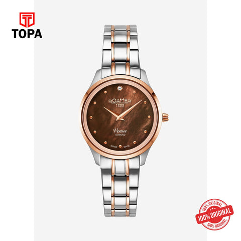 Topa Roamer - 601857 49 79 20 - VENUS DIAMOND Quartz Stainless Steel watch for Women - Product Image 1