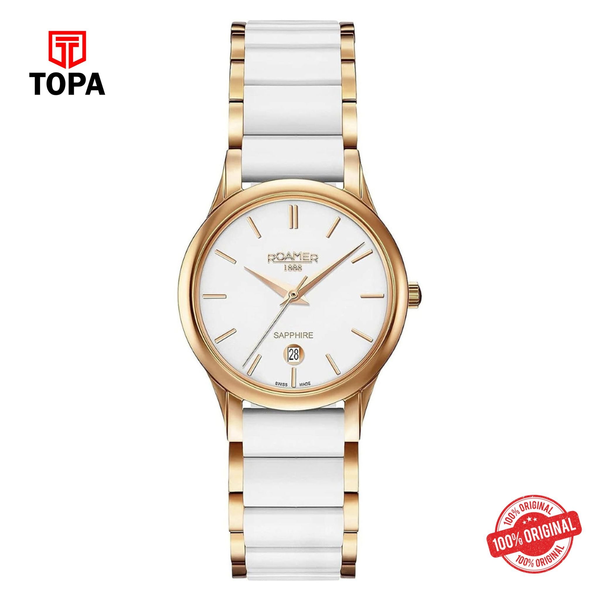 Topa Roamer - 657844 49 25 60 - C Line Quartz Stainless Steel watch for Women - Product Image 1
