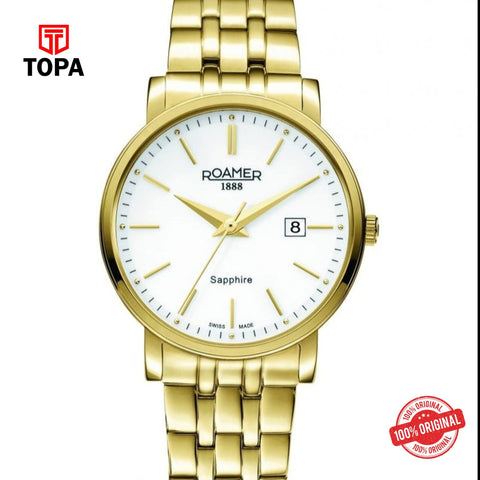 Topa Roamer - 709856 48 25 70 - Gents Quartz Stainless Steel Watch - Product Image 1