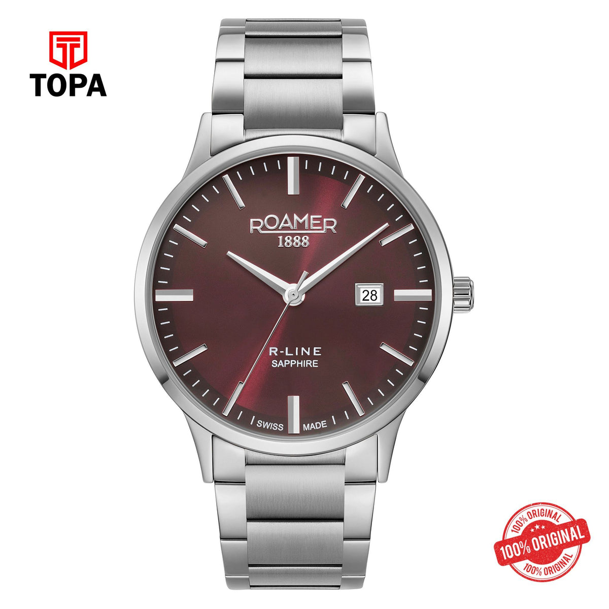Topa Roamer - 718833 41 65 70 - R Line Classic Quartz Watch for Men's - Product Image 1