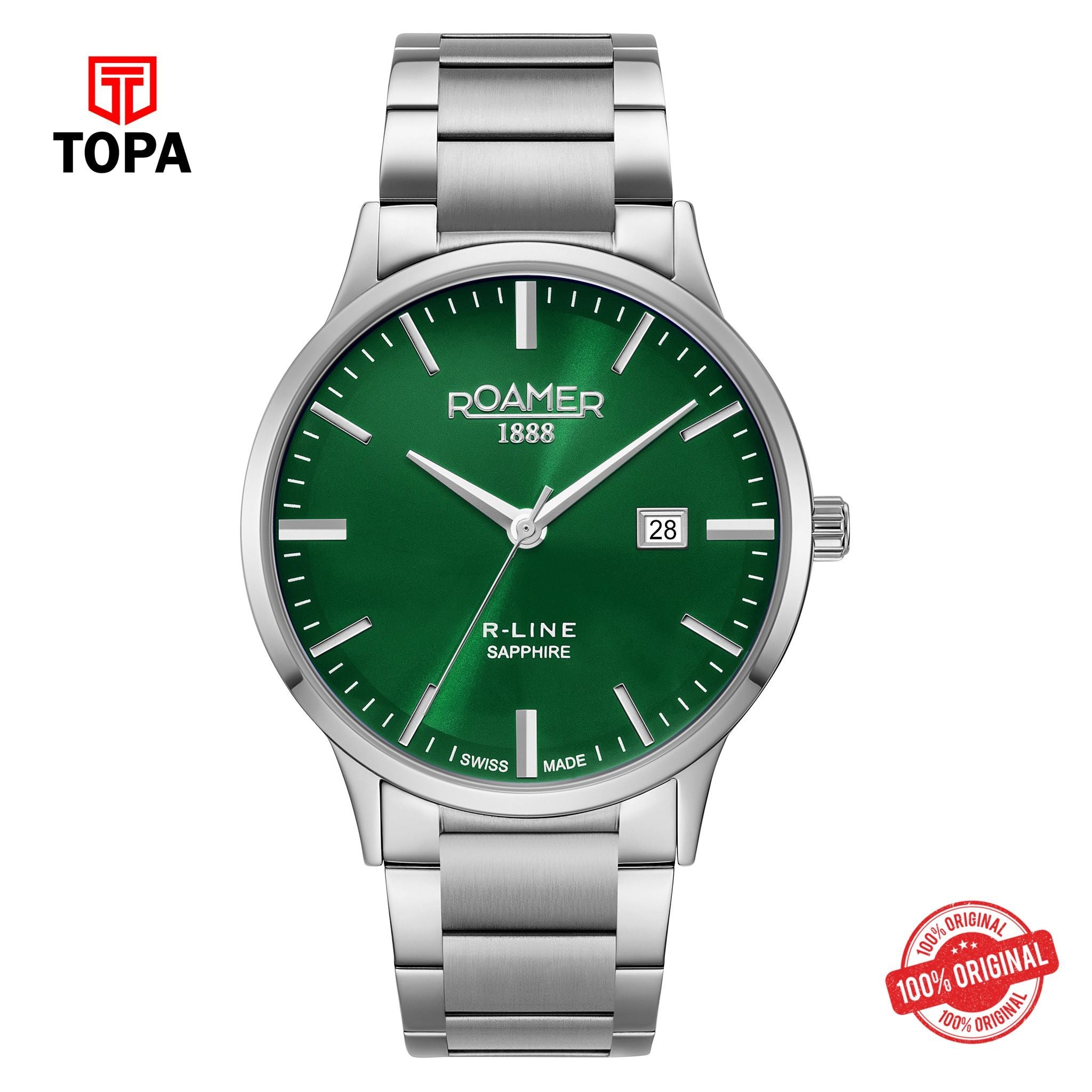 Topa Roamer - 718833 41 75 20 - R Line Classic Quartz Watch for Men's - Product Image 1