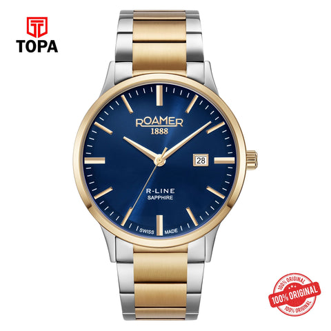 Topa Roamer - 718833 48 45 70 - R Line Classic Quartz Watch for Men's - Product Image 1