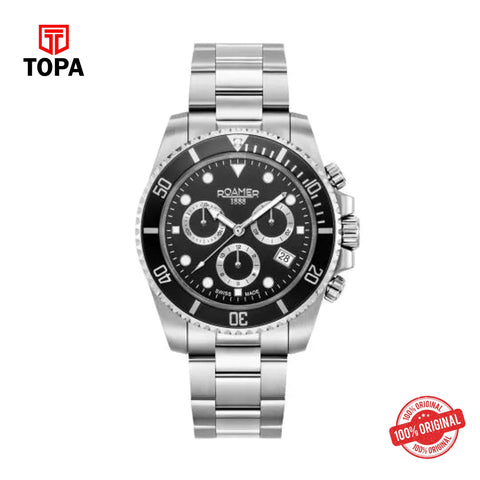 Topa Roamer - 851837 41 55 20 - Deep Sea Chronograph Stainless Steel Watch For Men's - Product Image 1