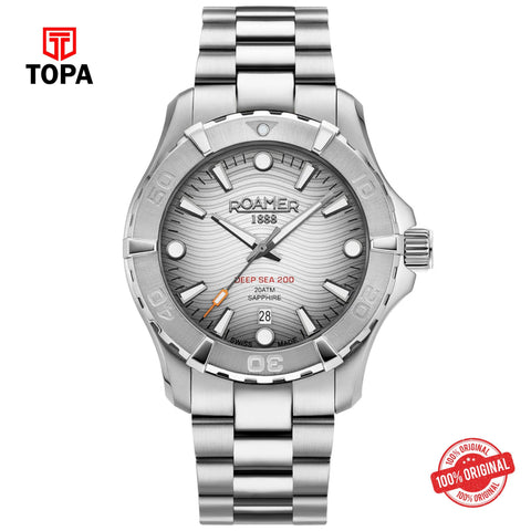 Topa Roamer - 860833 41 15 70 - Deep Sea 200 Men's Silver Watch - Product Image 1