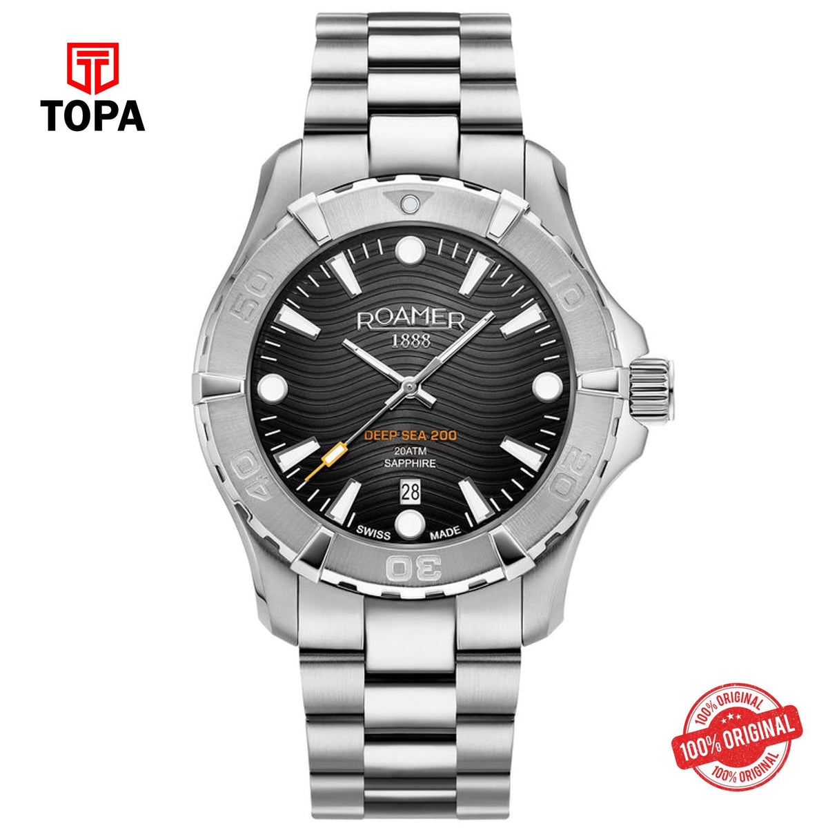 Topa Roamer - 860833 41 55 70 - Deep Sea 200 Men's Black Watch - Product Image 1