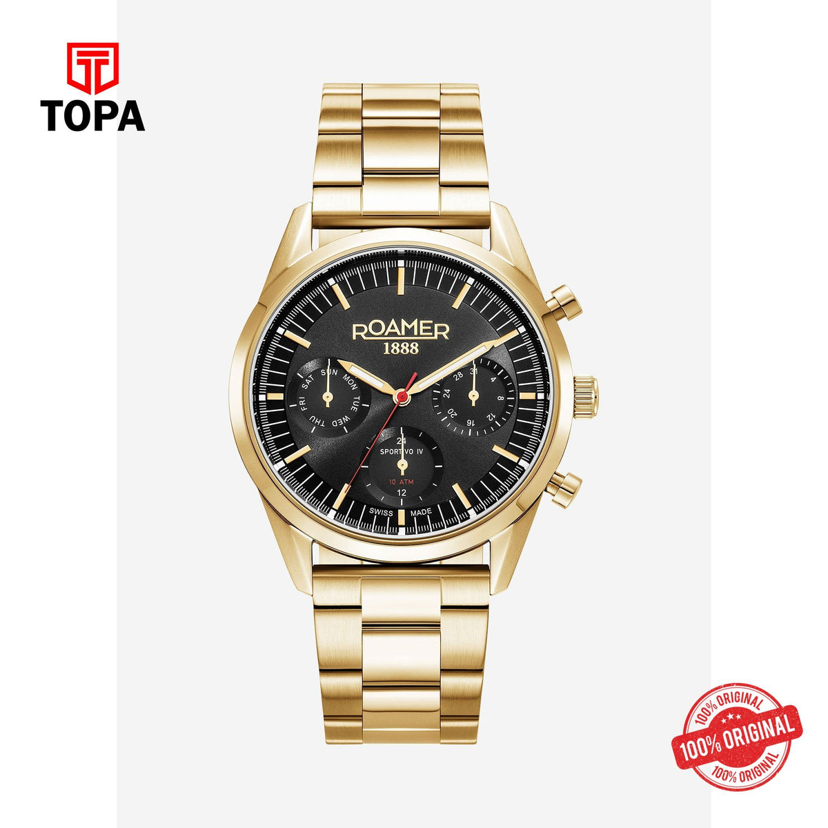 Topa Roamer - 868982 48 85 50 - SPORTIVO IV LIMITED EDITION Stainless Steel Watch For Men's - Product Image 1