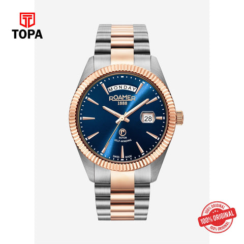 Topa Roamer -  981662 47 45 90 - PRIMELINE DAYDATE Automatic Stainless Steel Watch for Men's - Product Image 1