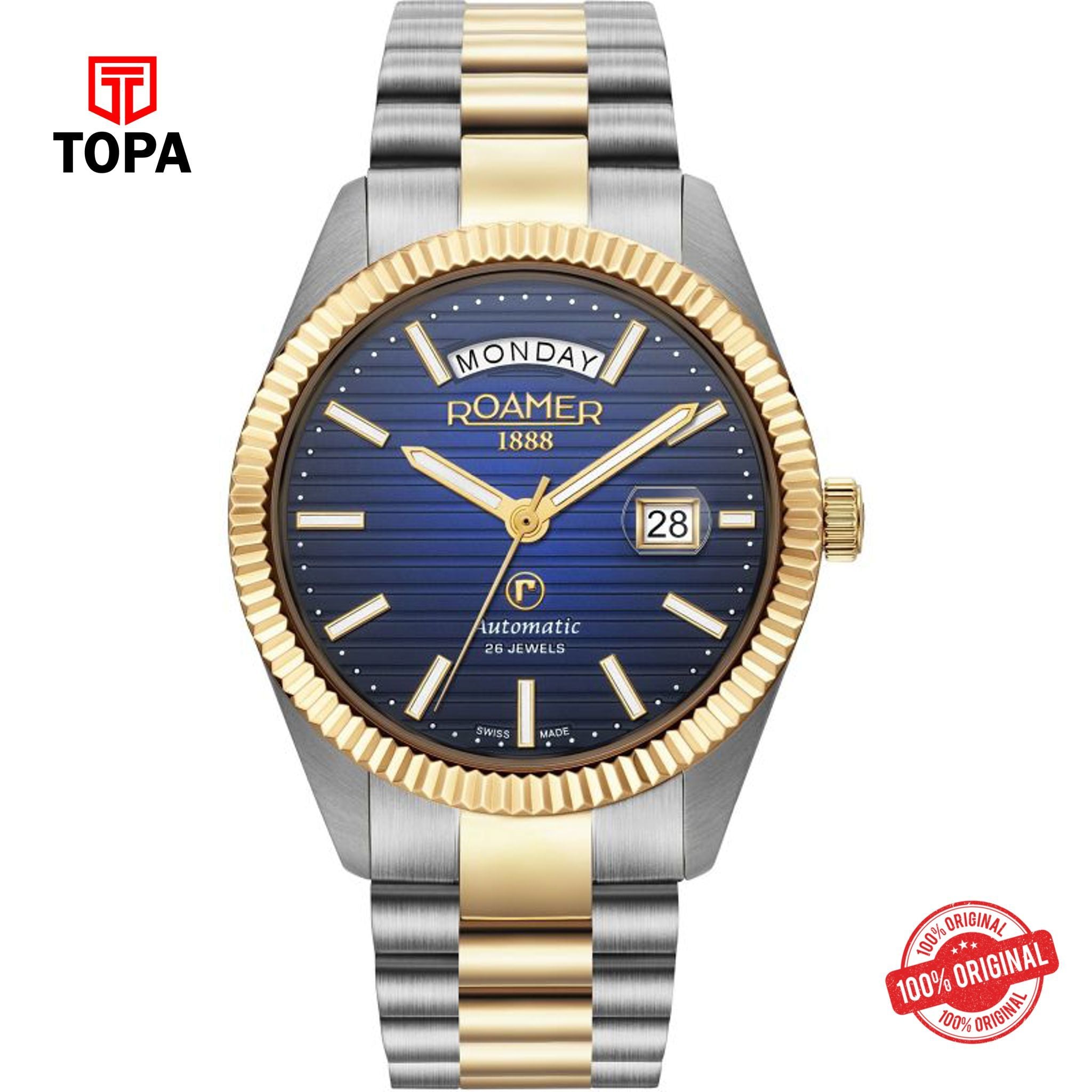 Topa Roamer - 981666 47 45 50 - Mens Roamer Primeline Automatic Watch - Product Image 1