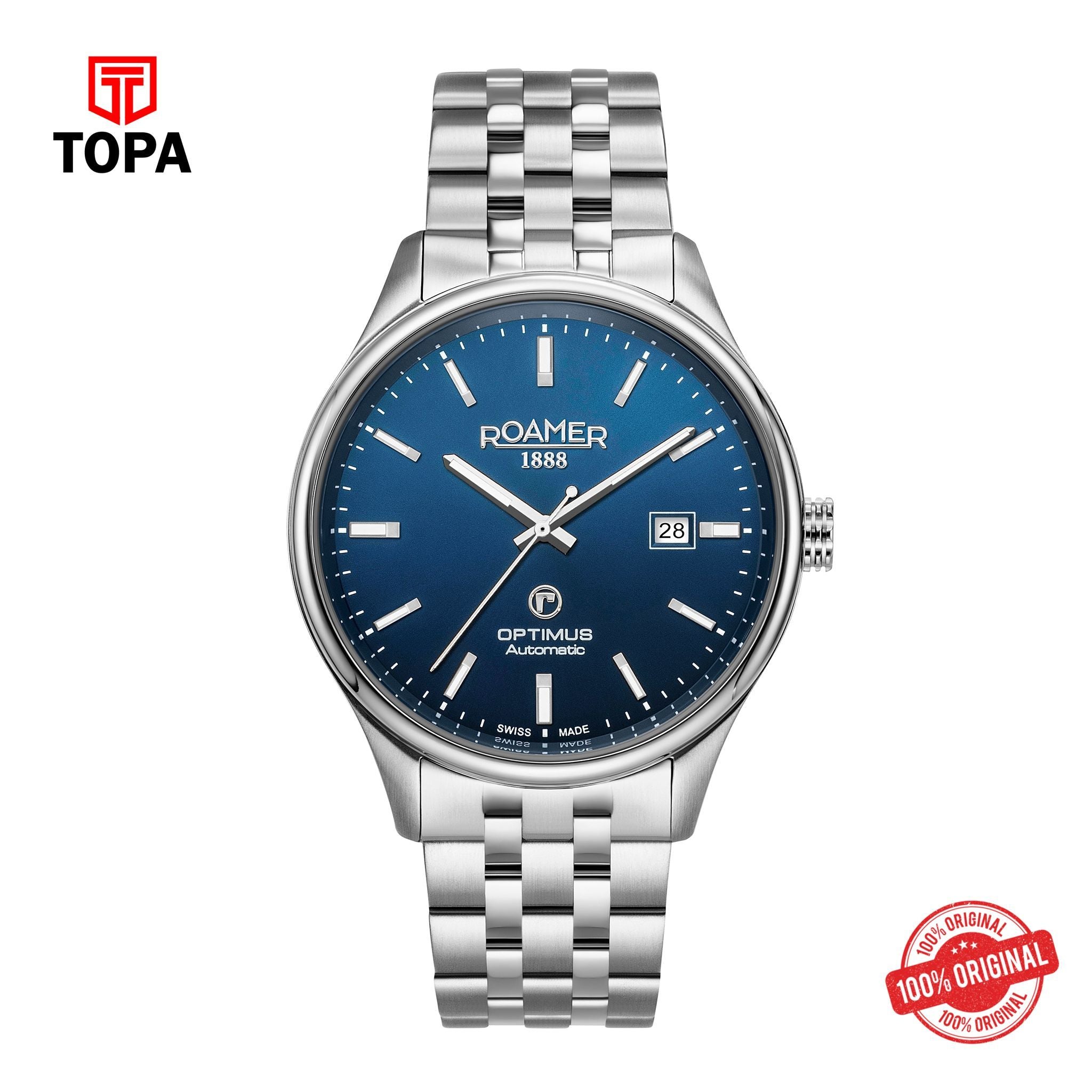 Topa Roamer -  983983 41 45 50 - Optimus Automatic Stainless Steel Watch for Men's - Product Image 1