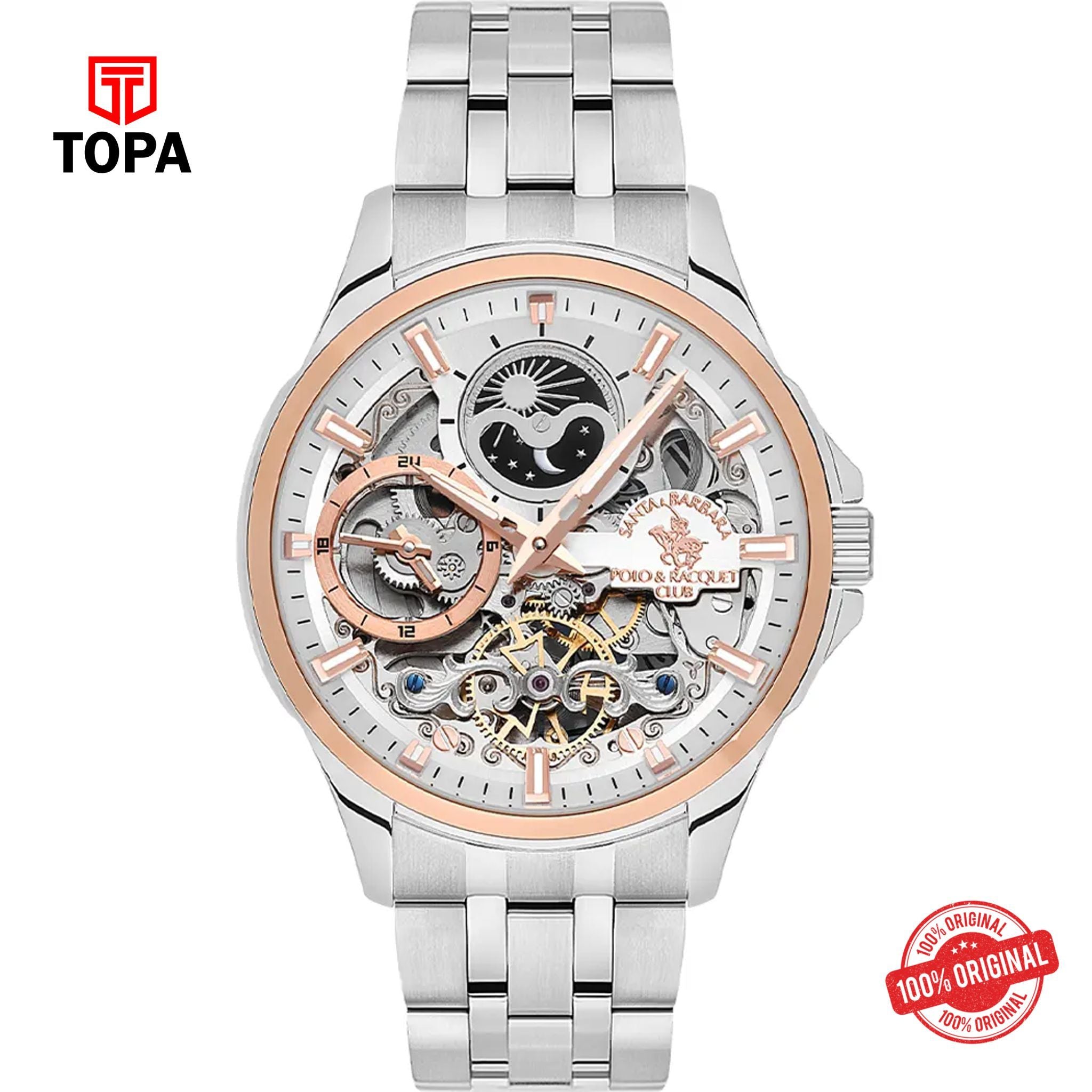 Topa Santa-Barbara-Polo-SB.1.10531-6-Metal-Band-Men-Watch - Product Image 1