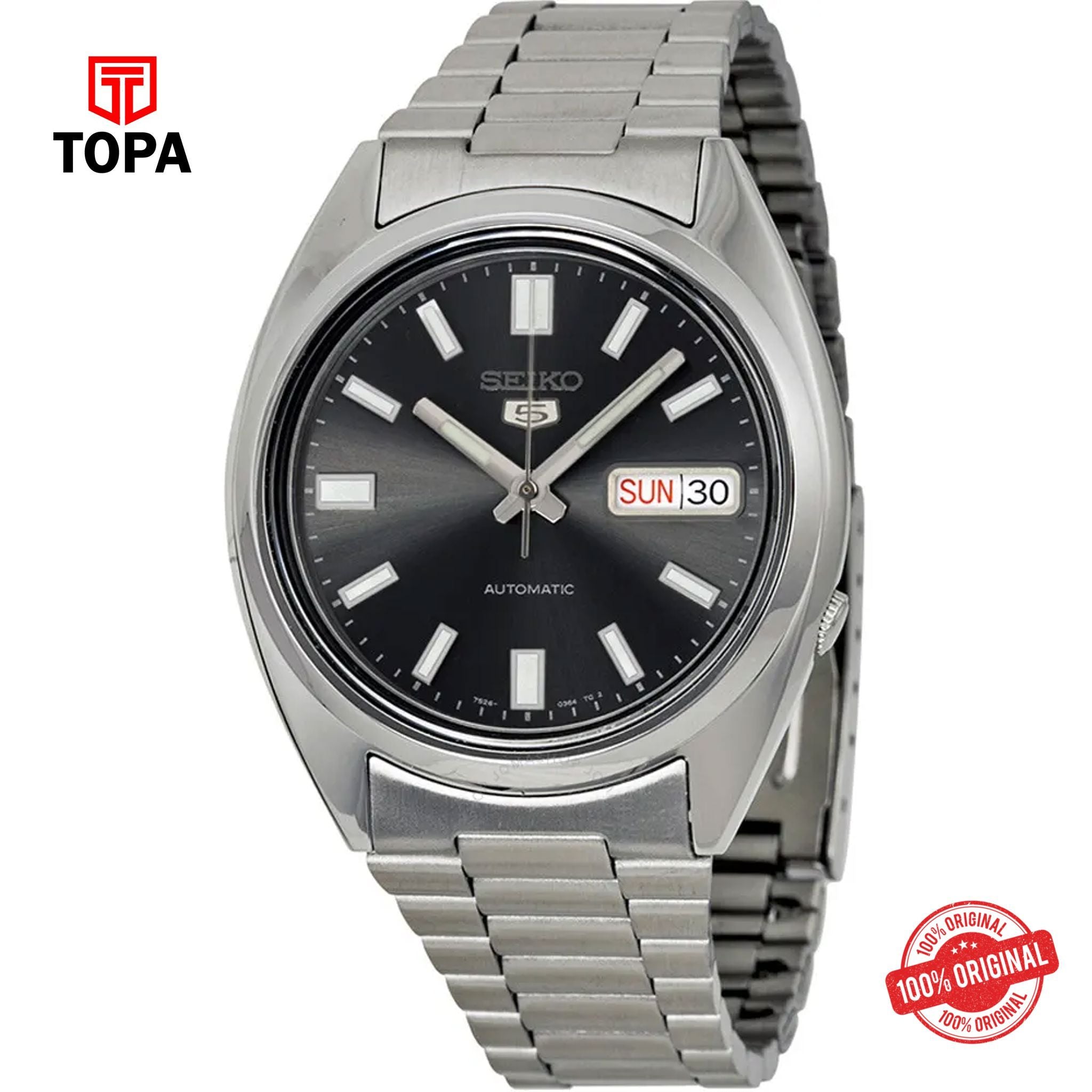 Topa Seiko-5-SNXS79K1-Metal-Band-Men-Watch - Product Image 1
