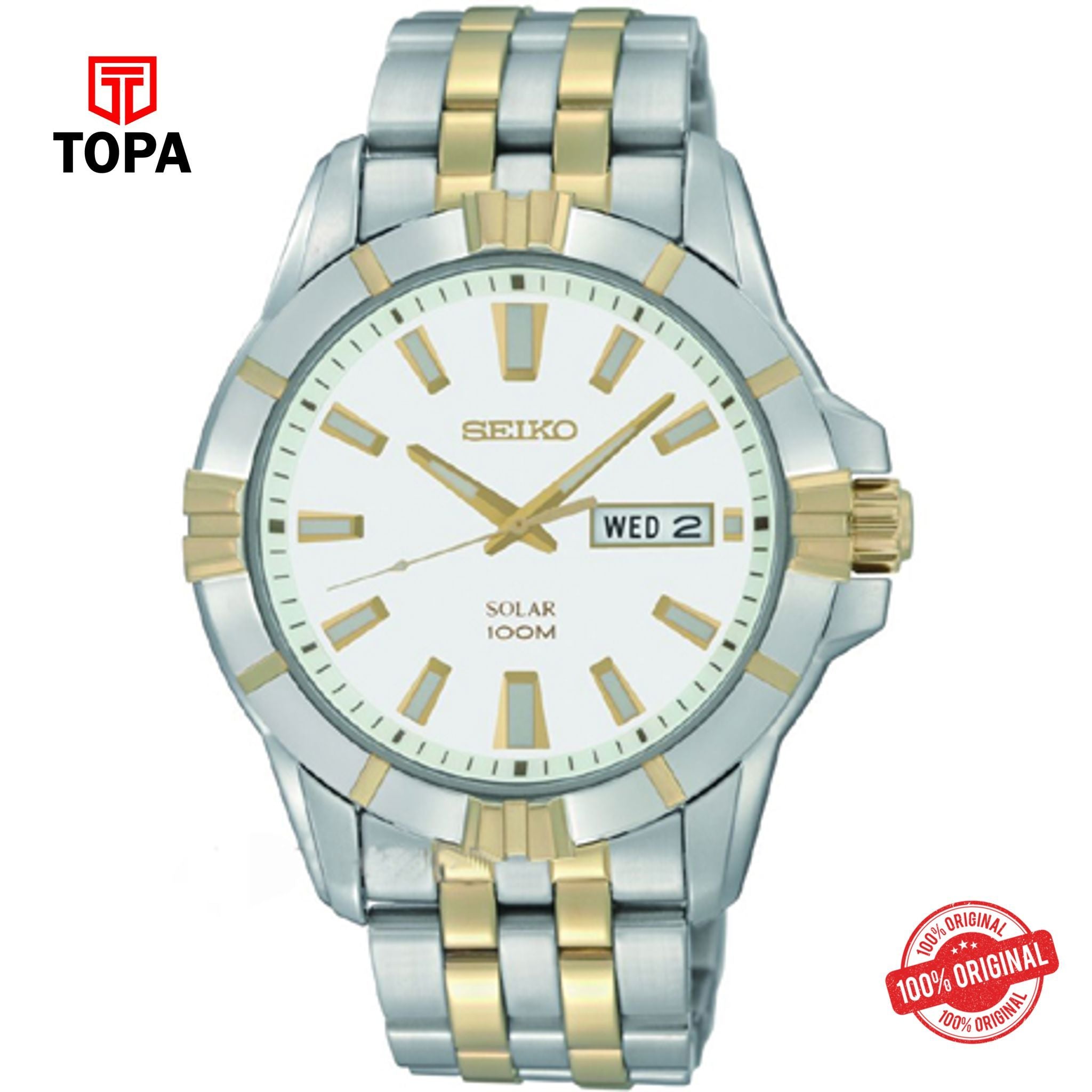 Seiko SNE162P1 Solar Analog Men's Watch