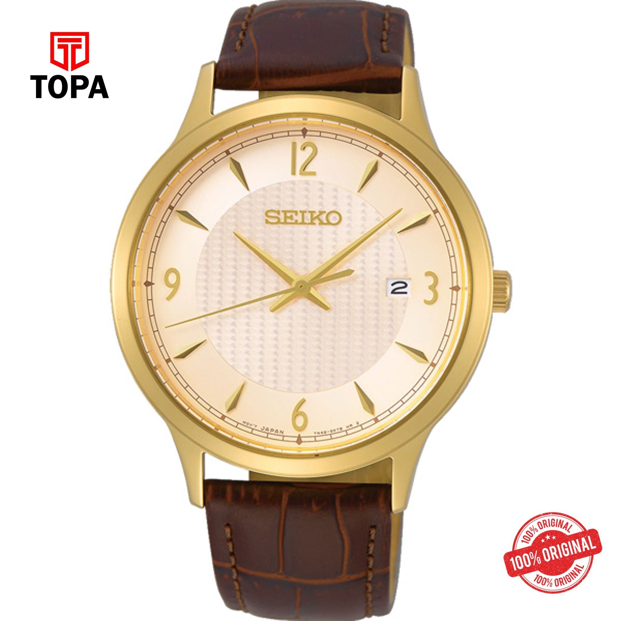 Seiko SGEH86P1 Quartz Analog Men's Watch