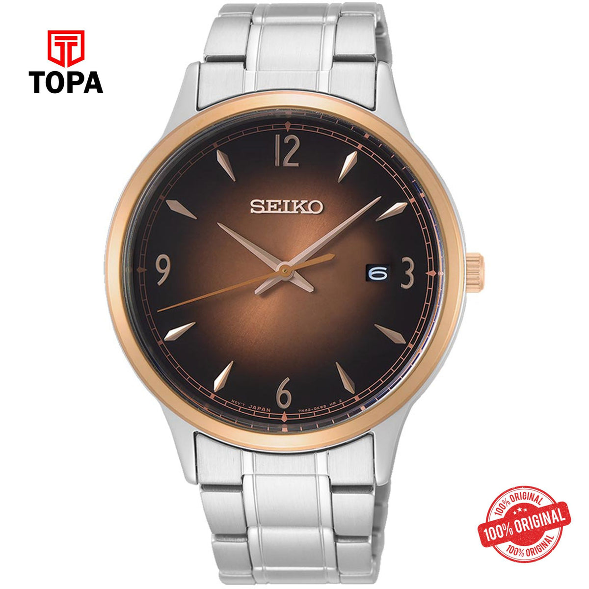 Seiko SGEH90P1 Quartz Analog Men's Watch