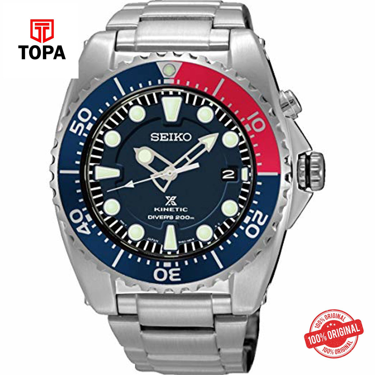 Seiko SKA759P1 Kinetic Analog Men's Watch