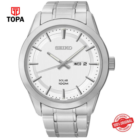 Seiko SNE359P1 Solar Analog Men's Watch