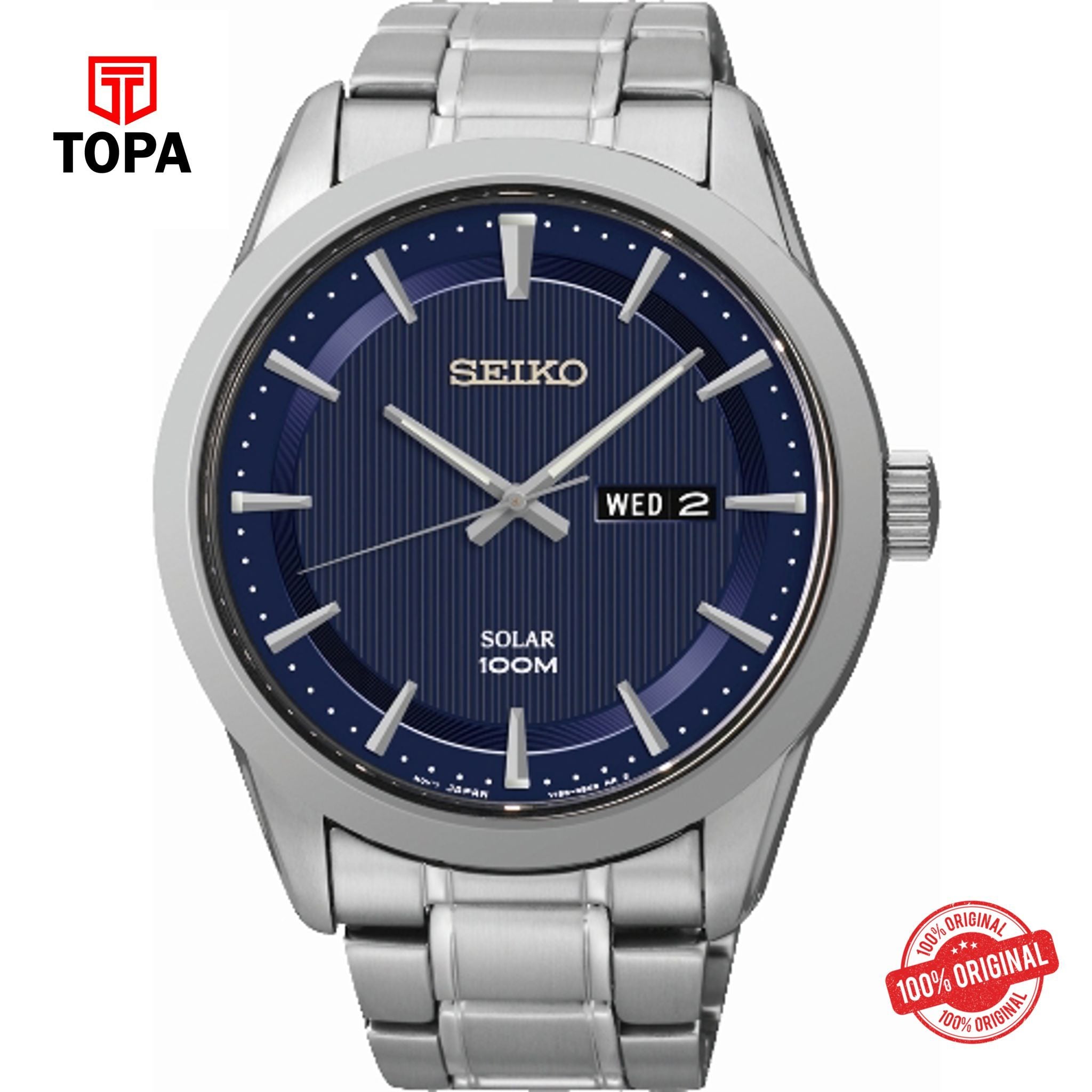 Seiko SNE361P1 Solar Analog Men's Watch