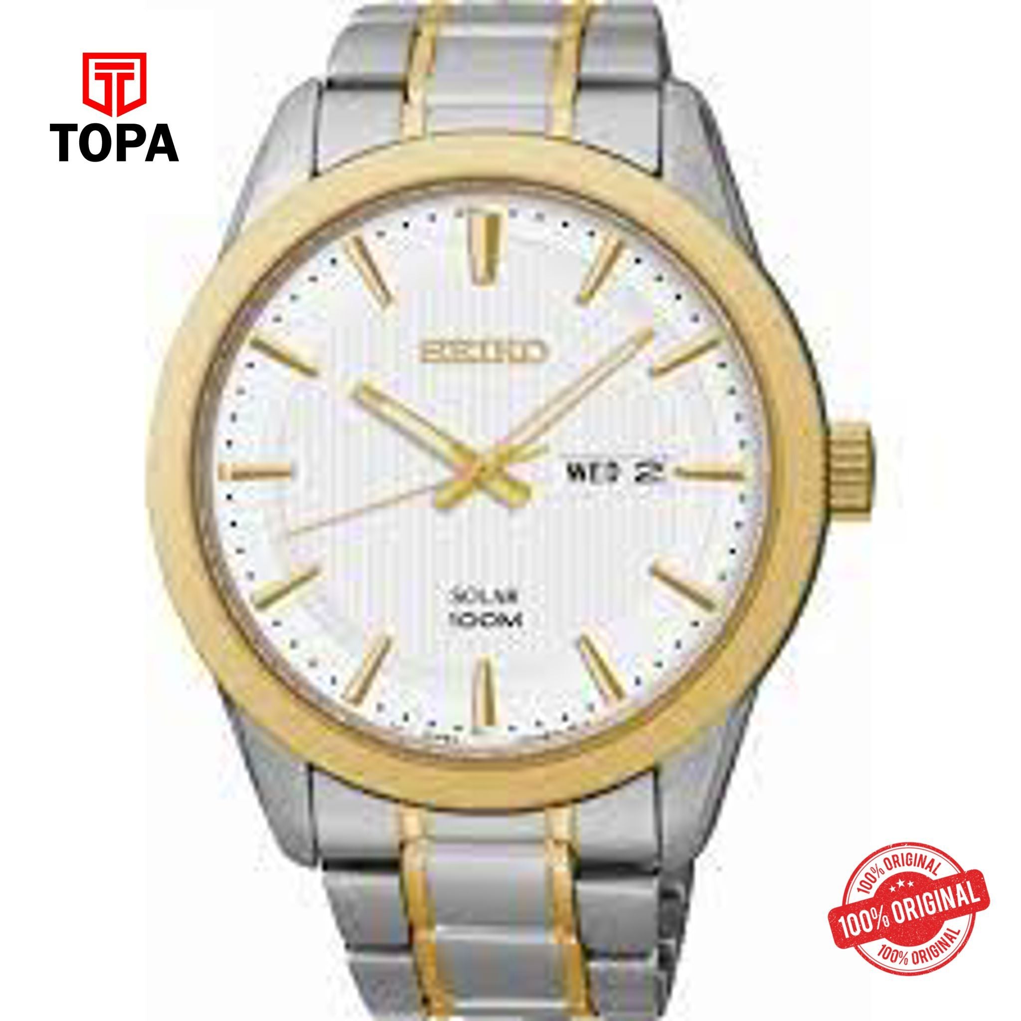 Seiko SNE364P1 Solar Analog Men's Watch