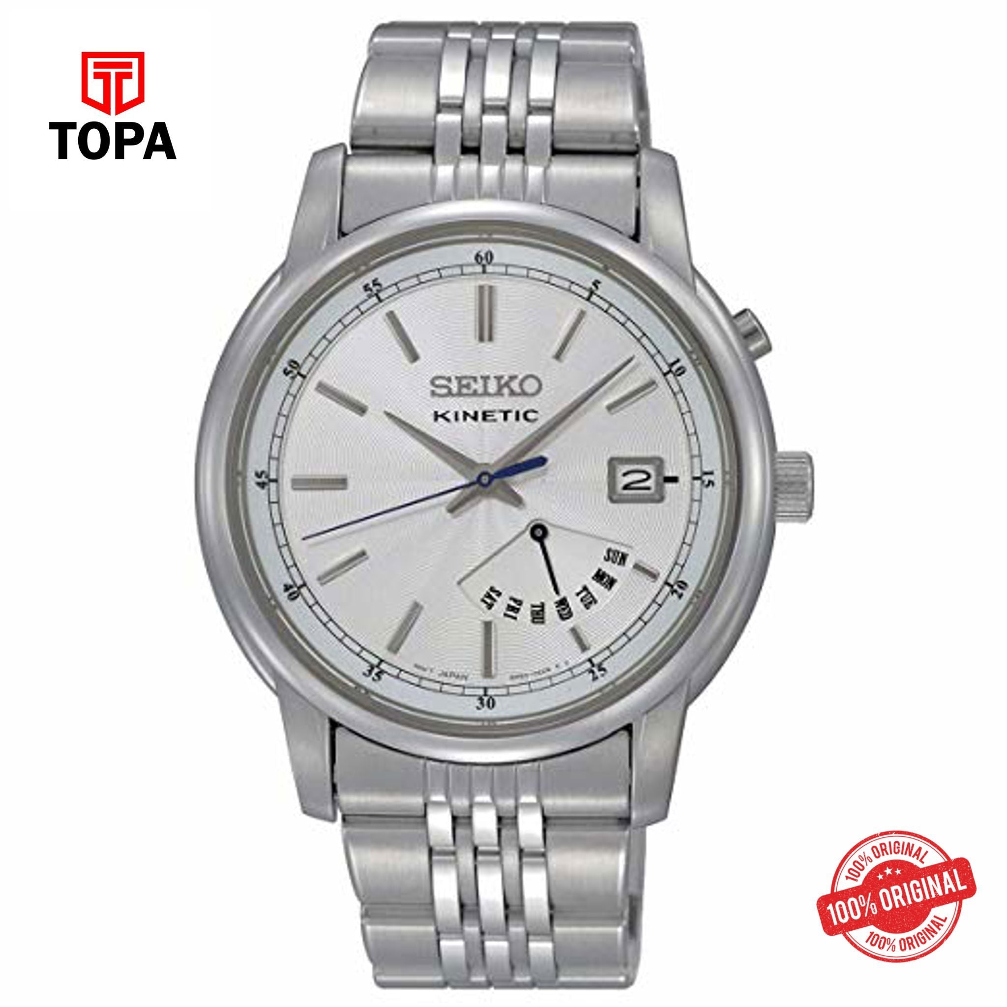 Seiko SRN027P1 Kinetic Analog Men's Watch