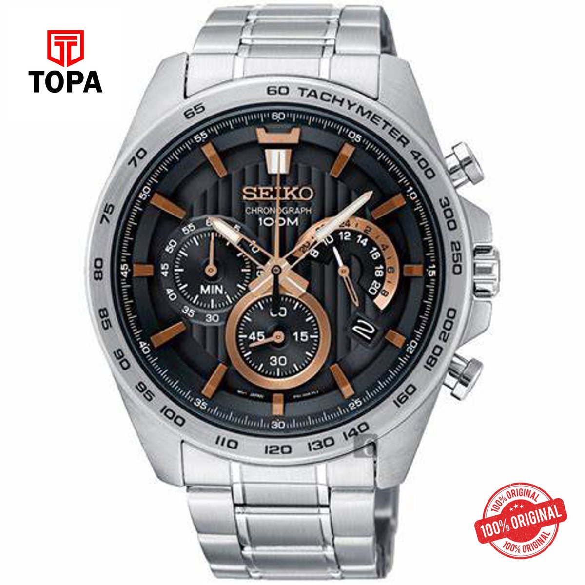 Seiko SSB307P1 Quartz Chronograph Men's Watch