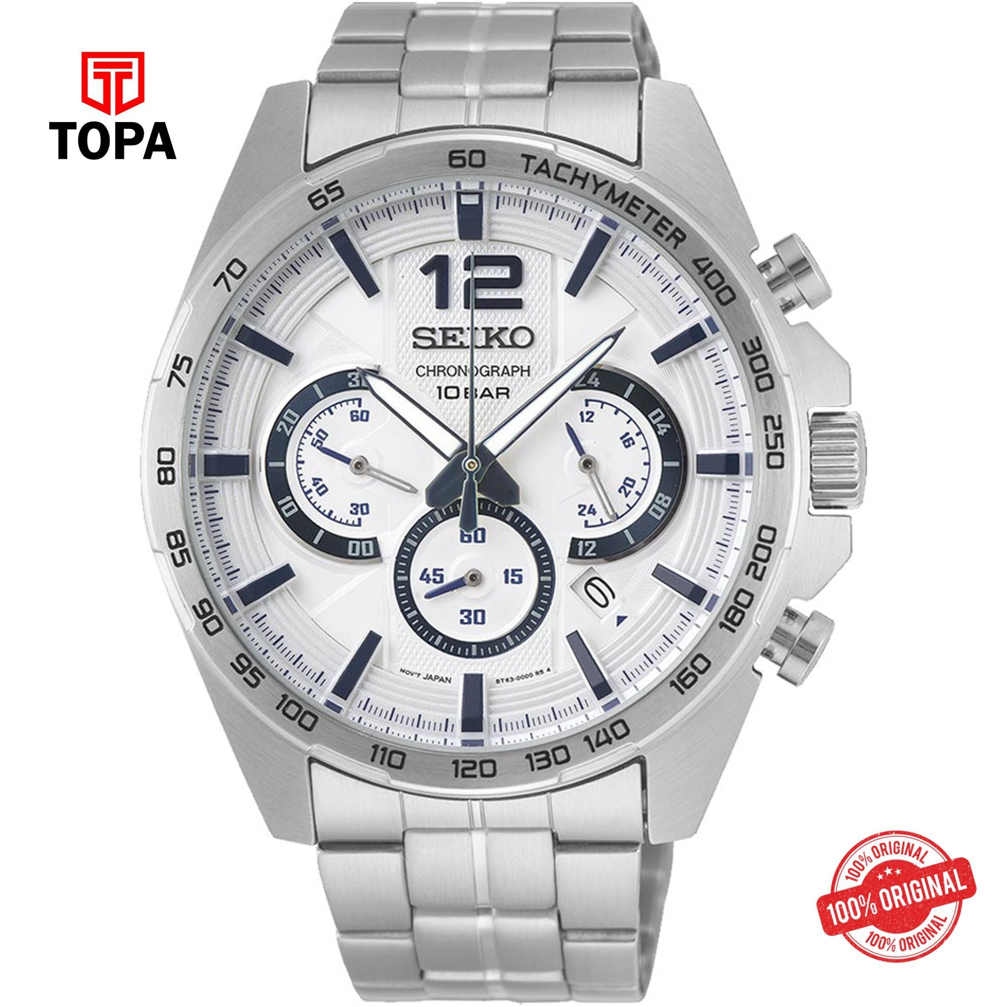 Seiko SSB343P1 Quartz Chronograph Men's Watch
