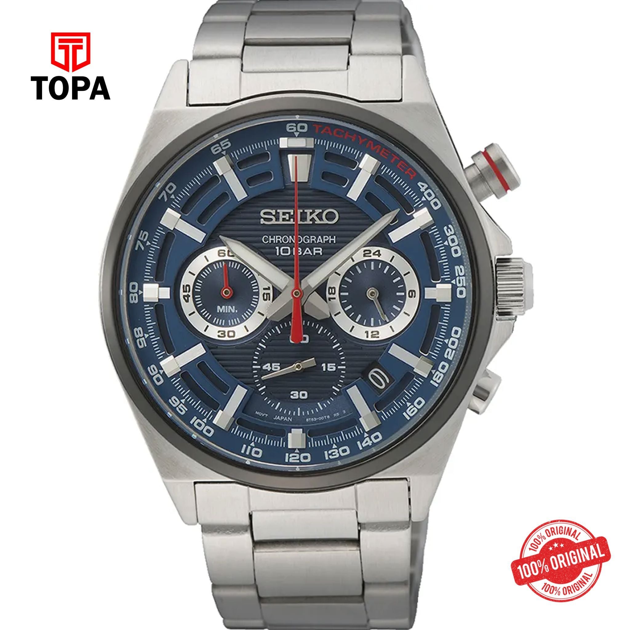 Seiko SSB407P1 Quartz Chronograph Men's Watch