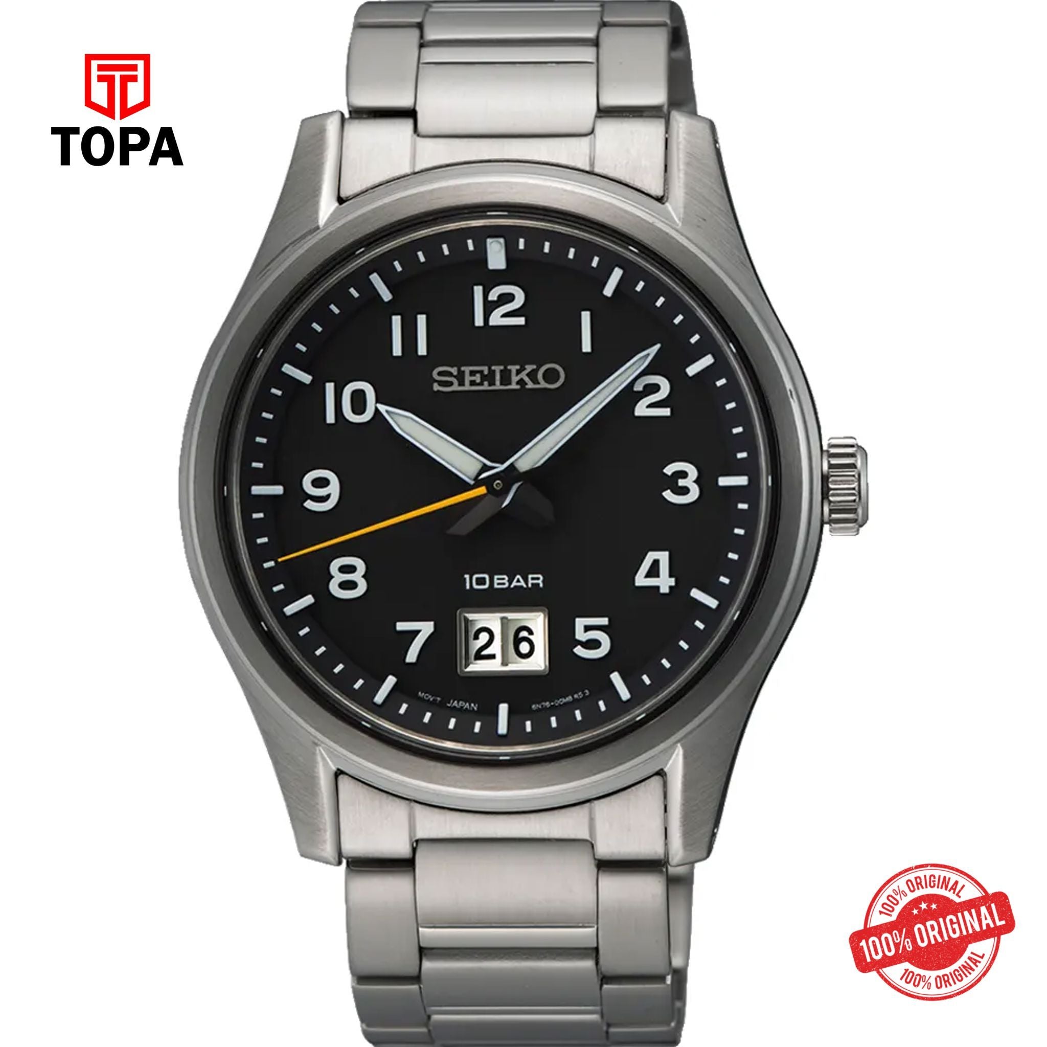 Seiko SUR569P1 Quartz Analog Men's Watch