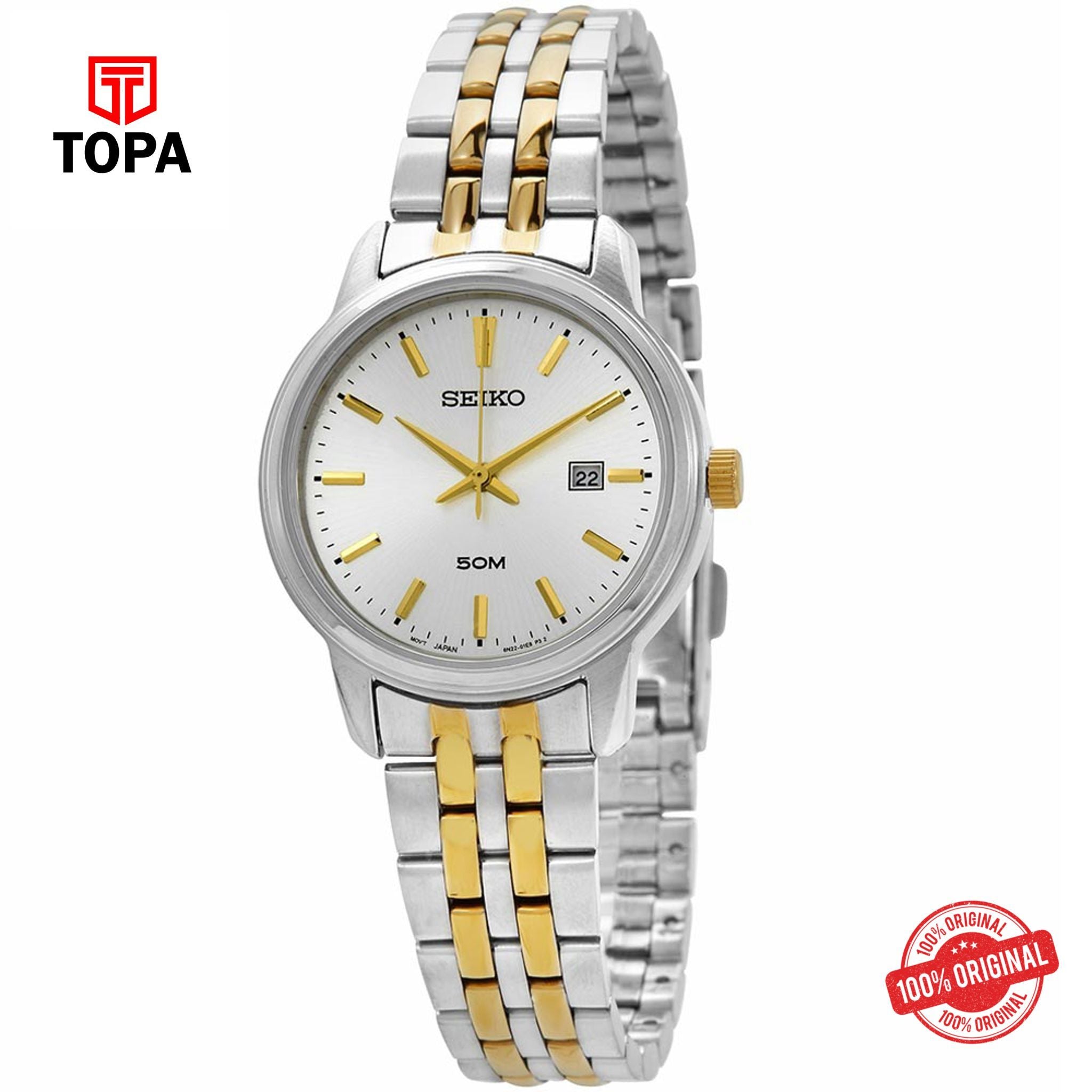 Topa Seiko-SUR661P1-Metal-Band-Ladies-Watch - Product Image 1