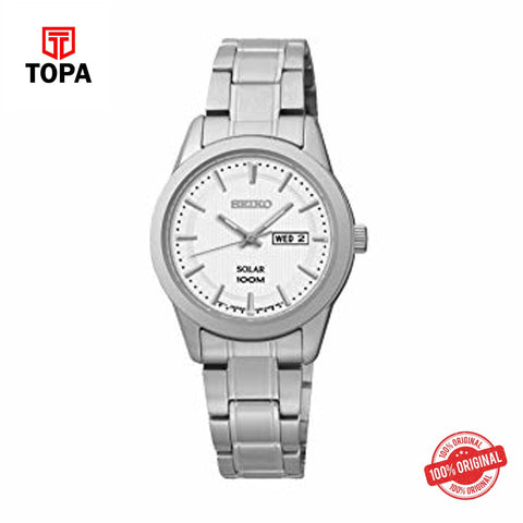Seiko SUT159P1 Solar Analog Women's Watch