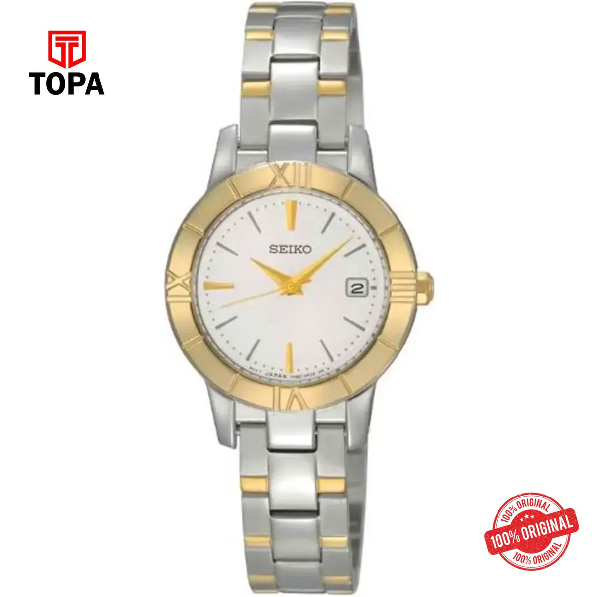 Topa Seiko-SXDE38P1-Metal-Band-Women-Watch - Product Image 1