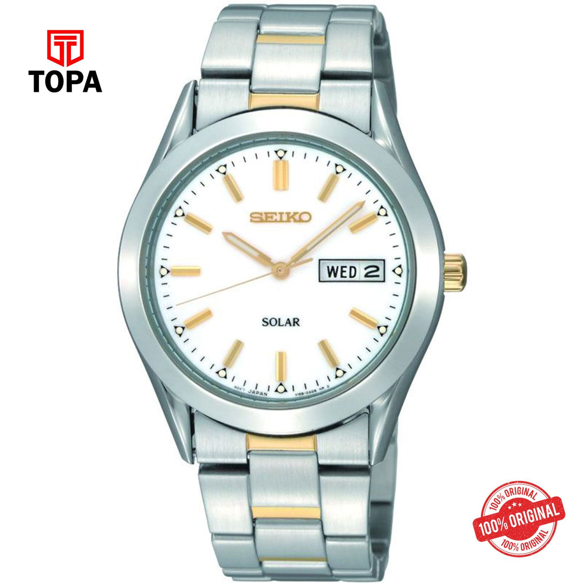 Seiko SNE041P1 Solar Analog Men's Watch