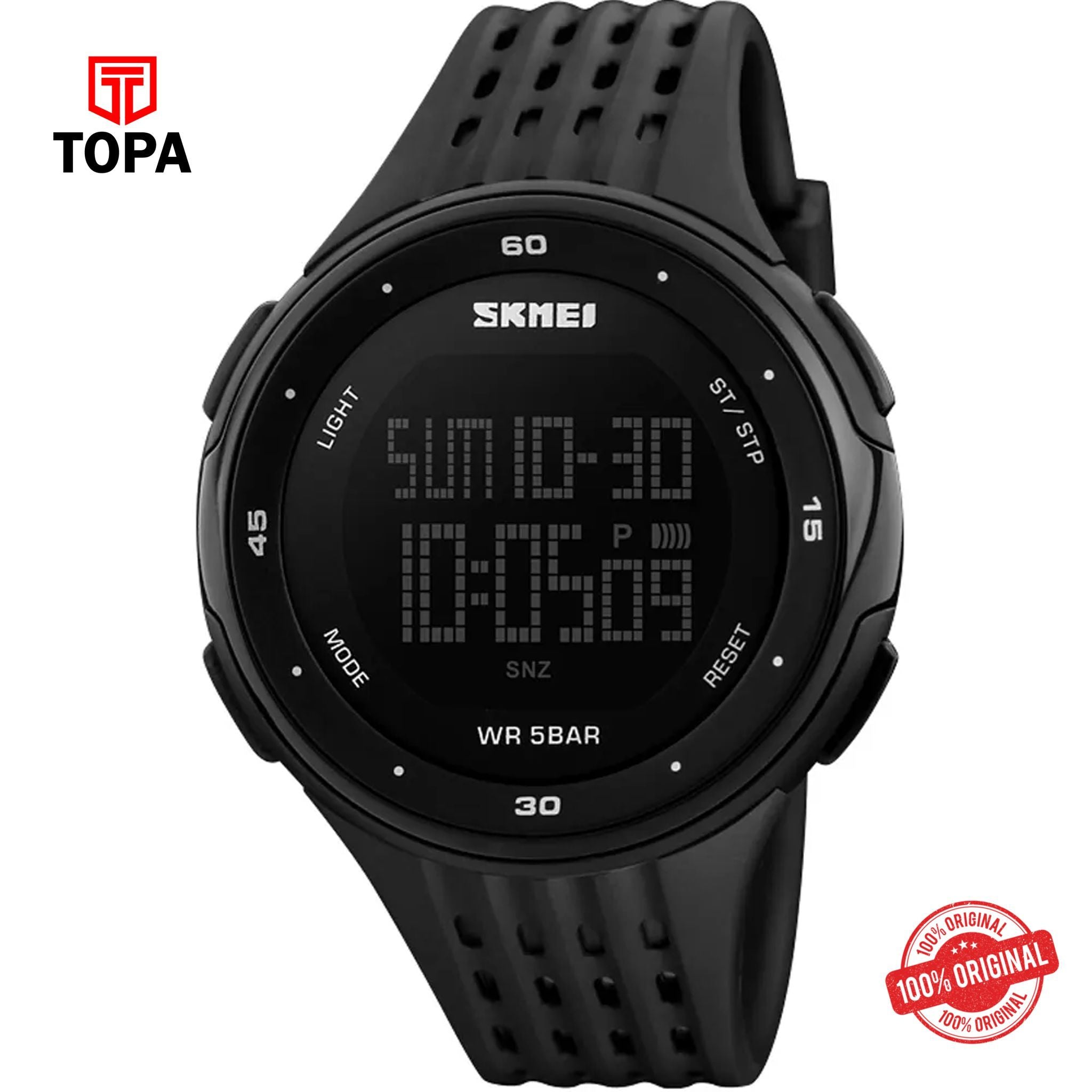 Topa Skemi-1219-G-BLK-Digital-Men-Watch - Product Image 1
