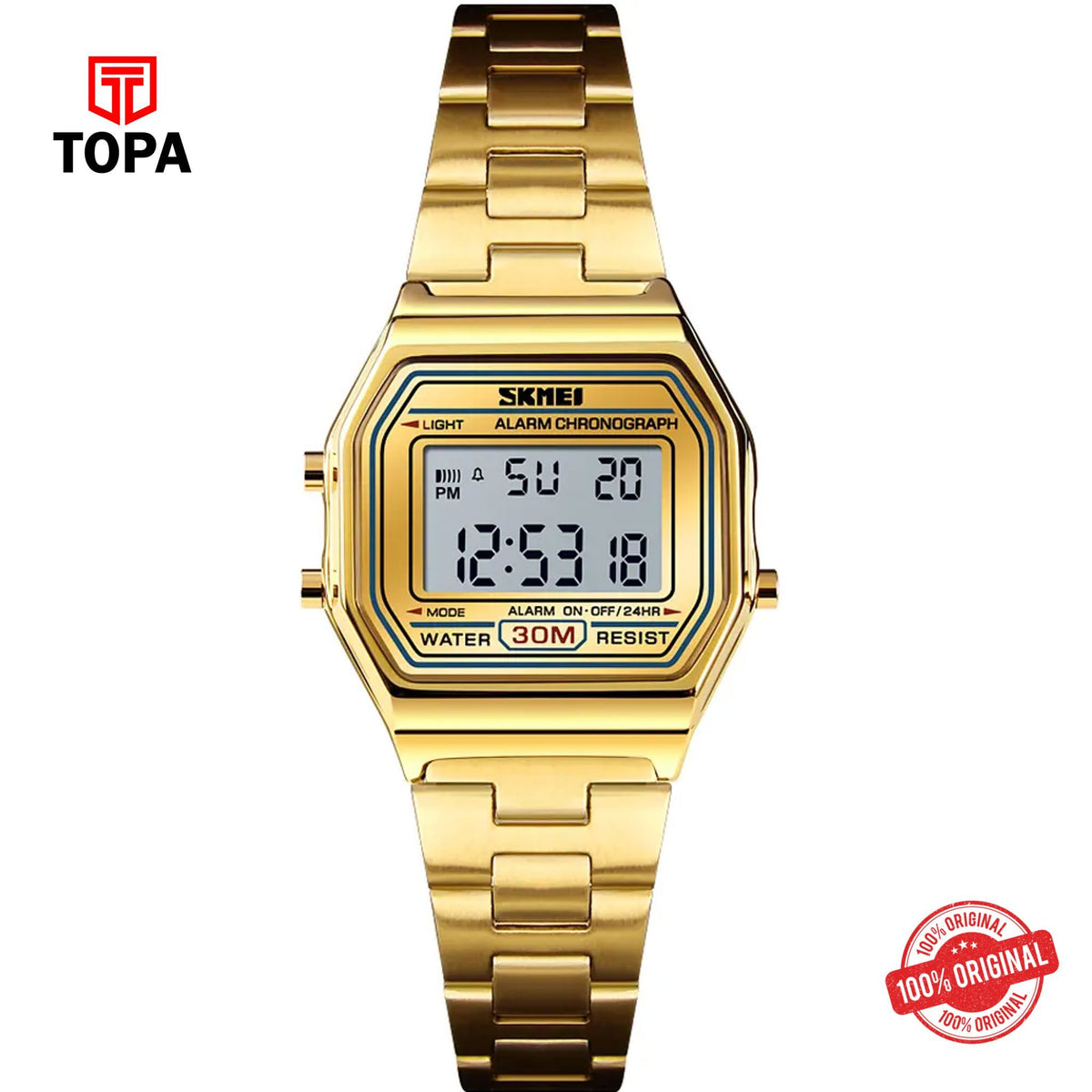 Topa Skemi-1415-L-GLD-Digital-Women-Watch - Product Image 1