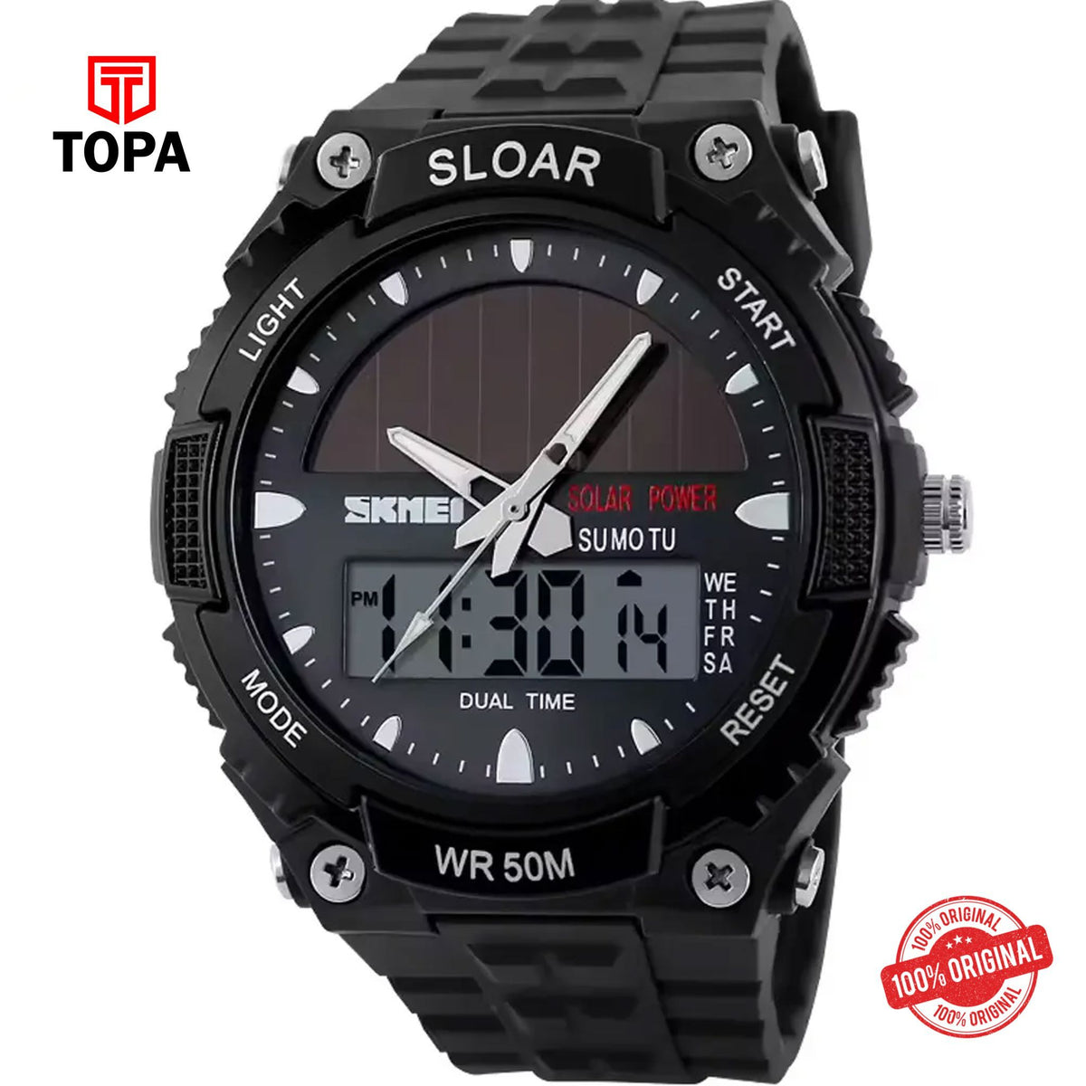 Topa Skmei-1049-G-BLK-Dual-Time-Men-Watch - Product Image 1