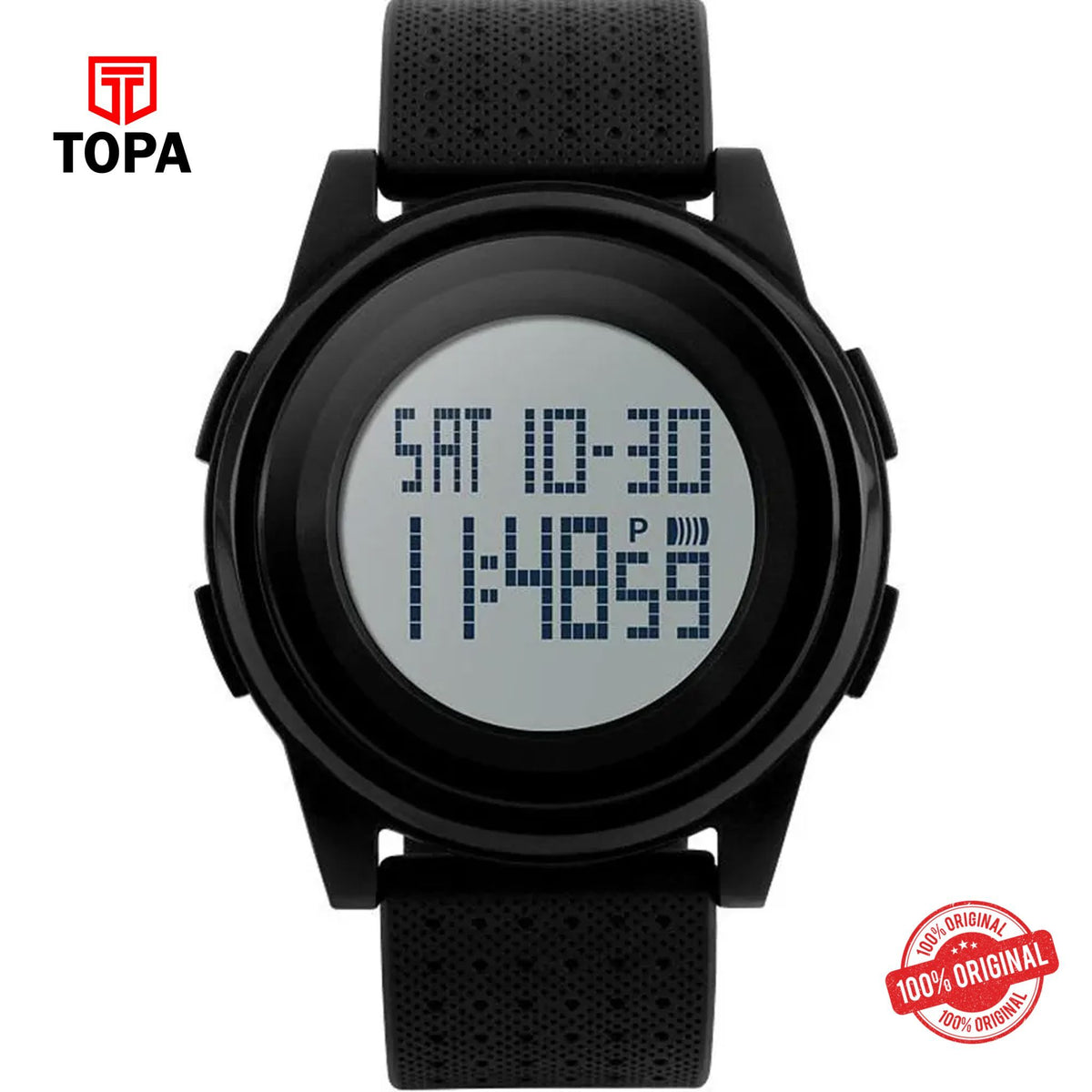 Topa Skmei-1206-G-BLK-WHT-Digital-Men-Watch - Product Image 1
