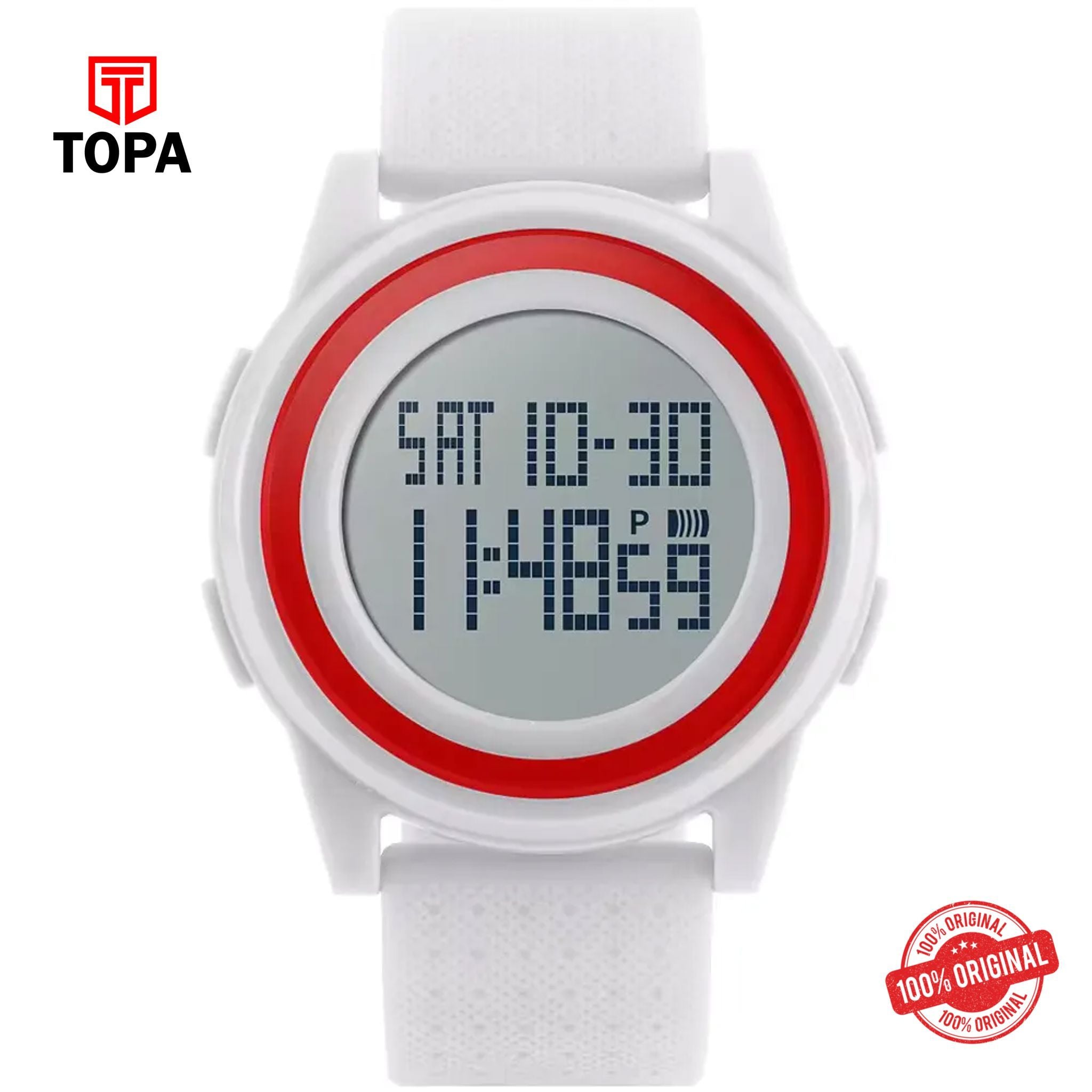 Topa Skmei-1206-G-WHT-Digital-Men-Watch - Product Image 1