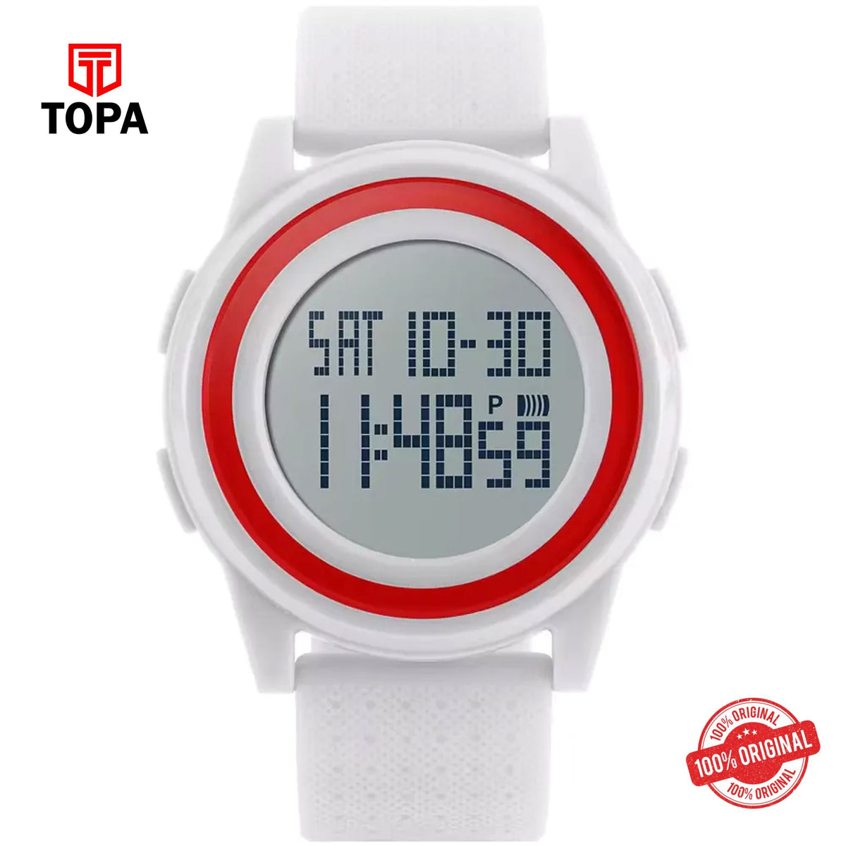 Topa Skmei-1206-G-WHT-Digital-Men-Watch - Product Image 1