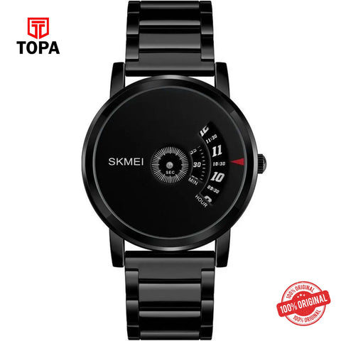 Topa Skmei-1260-BLK-Metal-Band-Men-Watch - Product Image 1