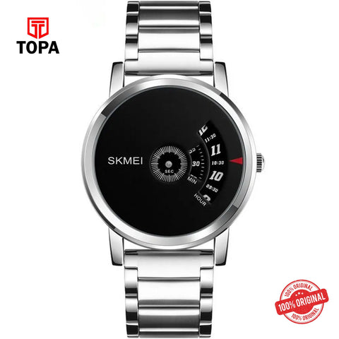 Topa Skmei-1260-CH-BLK-Metal-Band-Men-Watch - Product Image 1