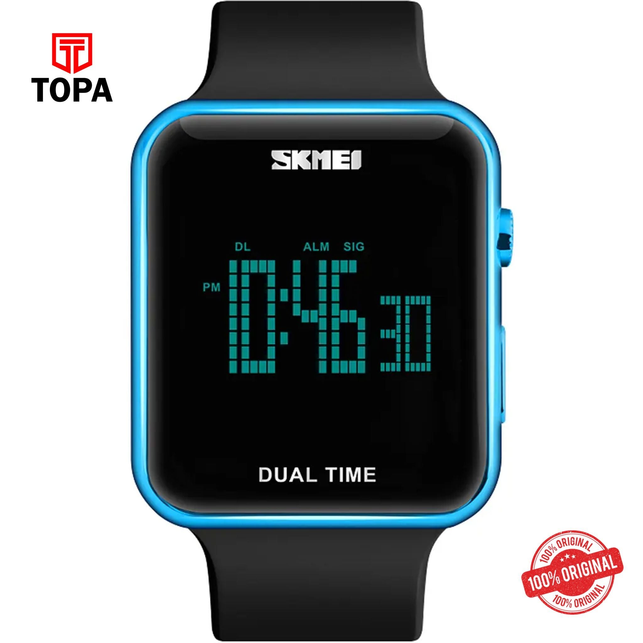 Topa Skmei-1271-G-BLU-BLK-Digital-Men-Watch - Product Image 1