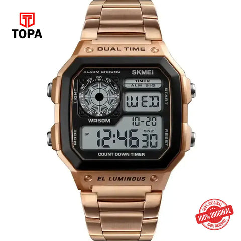 Topa Skmei-1335-RGBLK-DIGI-Digital-Men-Metal-Watch - Product Image 1