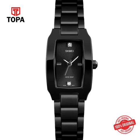 Topa Skmei-1400-L-BLACK-Metal-Band-Women-Watch - Product Image 1