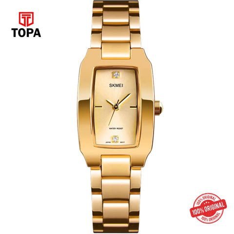 Topa Skmei-1400-L-GOLDEN-Metal-Band-Women-Watch - Product Image 1