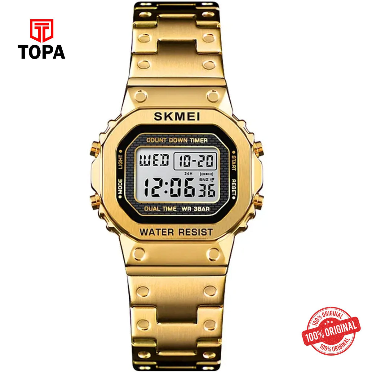 Topa Skmei-1433-L-GLD-Digital-Women-Watch - Product Image 1