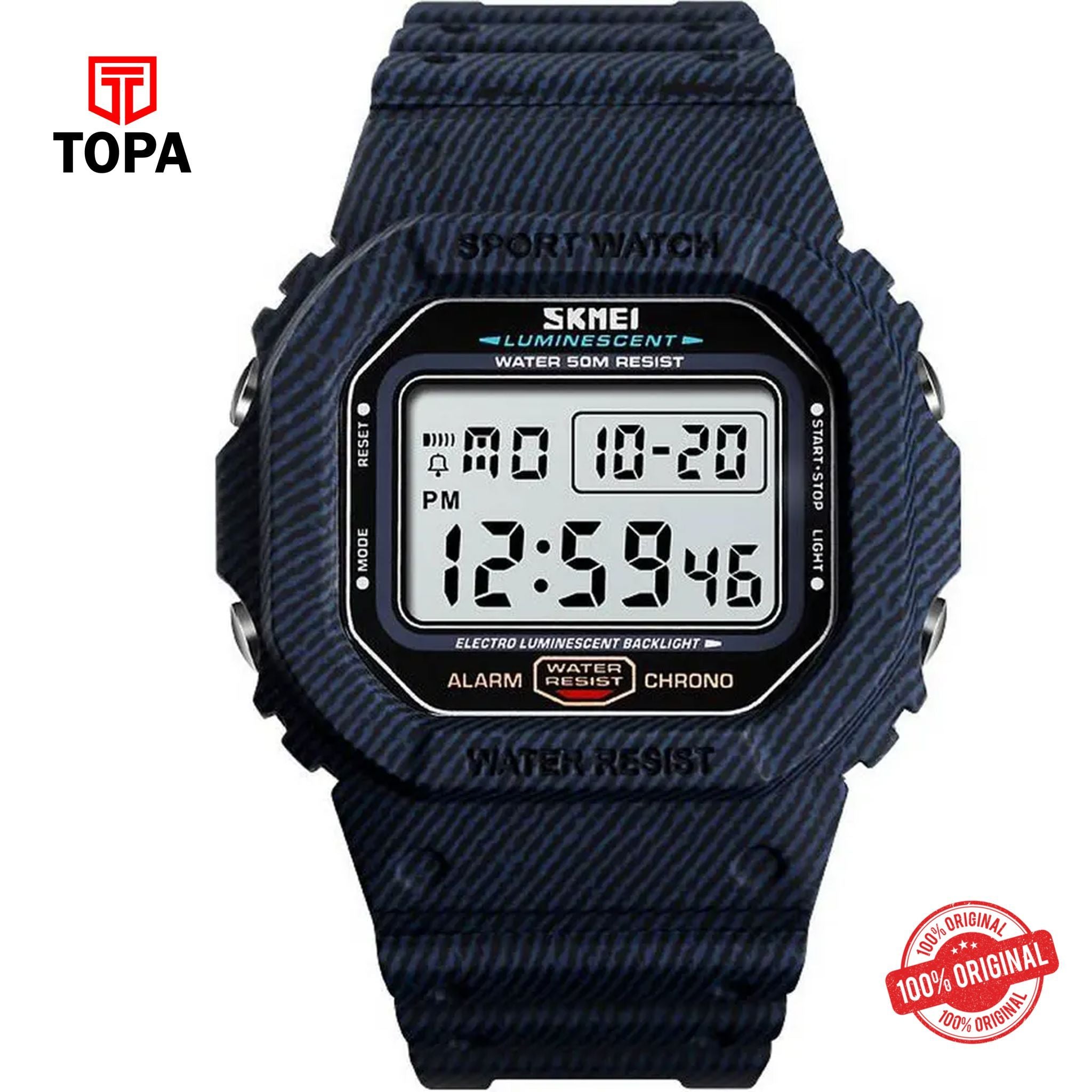 Topa Skmei-1471-G-BLU-Digital-Men-Watch - Product Image 1