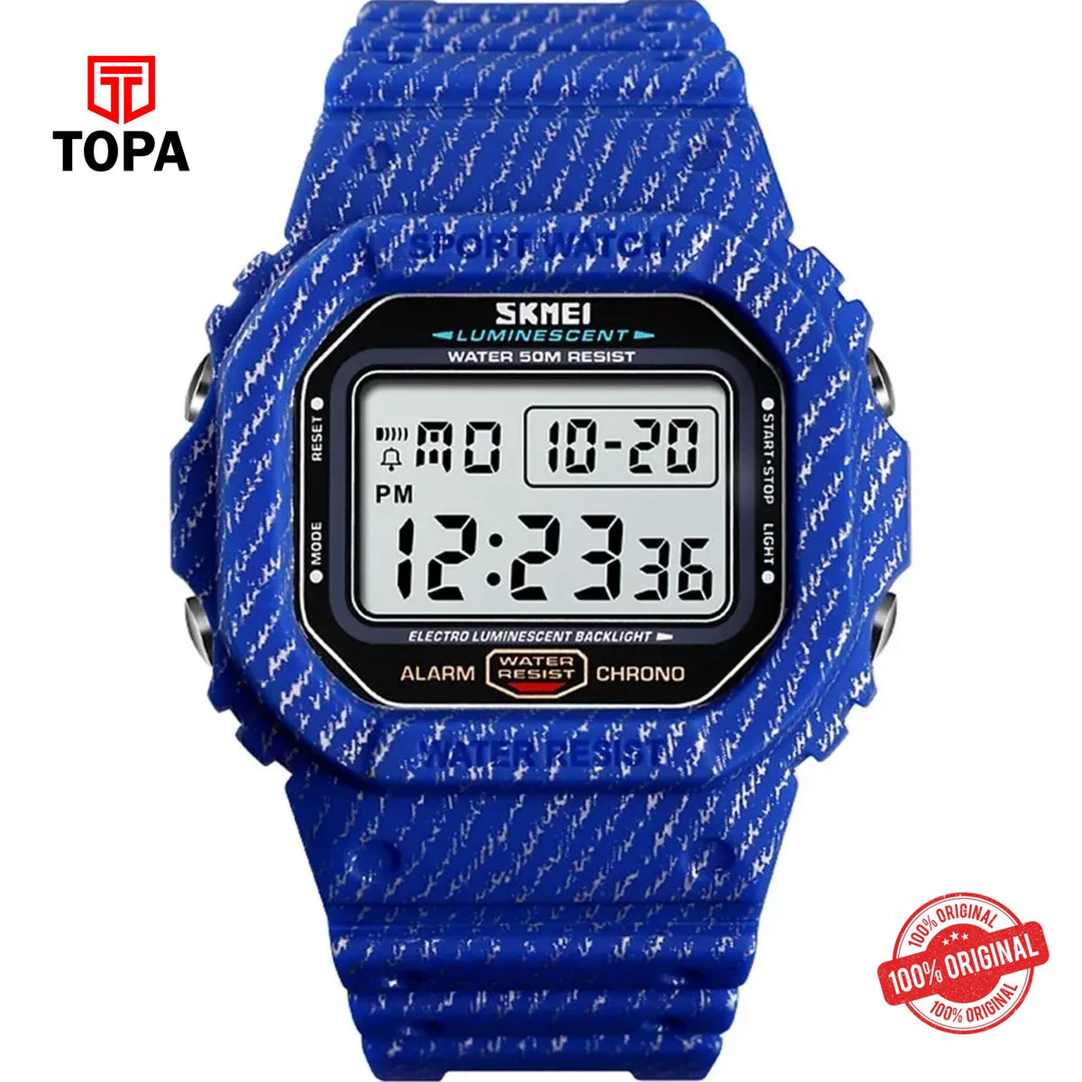 Topa Skmei-1471-G-R-BLU-Digital-Men-Watch - Product Image 1